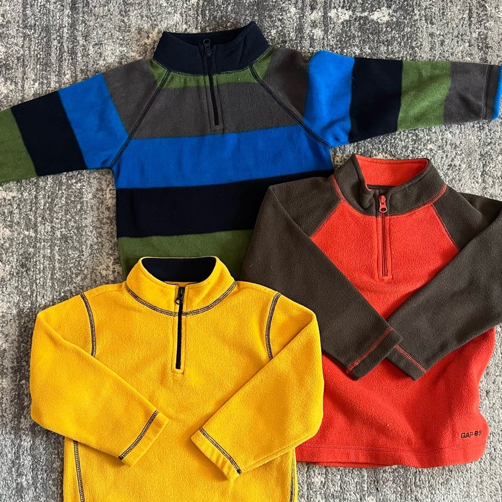 Kids Long Sleeve fleece sweaters - set of 3!!